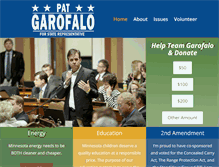 Tablet Screenshot of patgarofalo.com